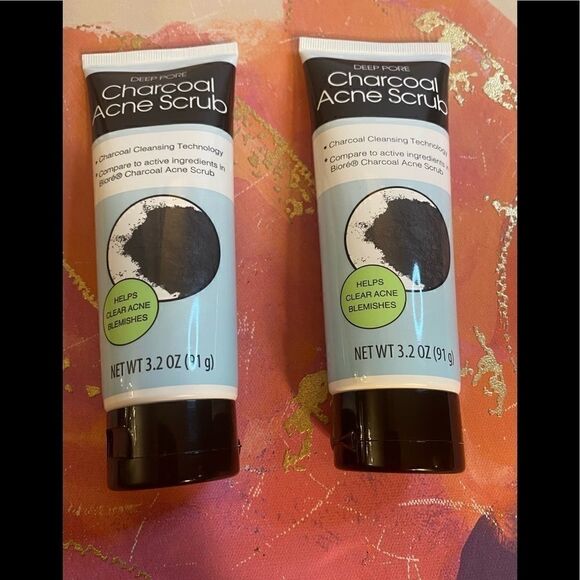 💥 Deep Pore Lot of 2 Deep Pore Charcoal Acne Scrub 3.2 OZ . (91g) 🎊🛍🎉 - Picture 5 of 10